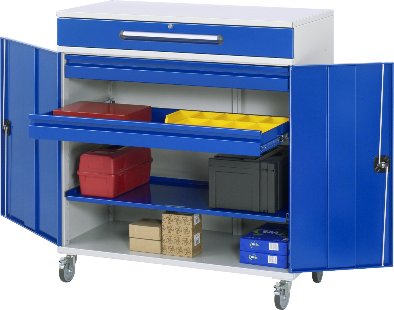 Beistellschrank-Stehpult